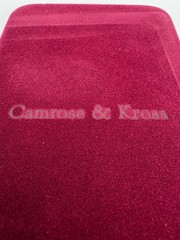 JBK Camrose & Kross Jackie Kennedy Enamel Necklace 21″ 28.32g Box COA