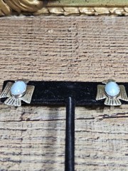 Vintage Silvertone Faux Turqouise Thunderbird Southwestern Style Screwback…