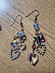 Vintage Pididdly Links Charm Necklace Set Kingston NY Heart Charms Statement