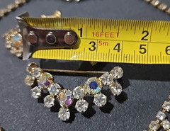 “Jewels of Elegance” by Sebestian, vintage rhinestone jewelry set with box