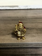 Vintage Swarovski Santa Clause Pendant Ft Faceted Crystal Belly