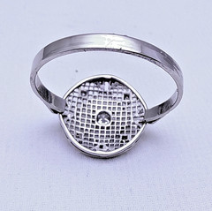 Antique Platinum Art Deco Diamond Cocktail Ring 37 Natural Diamonds Pavé Size 8