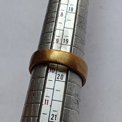Vintage Moroccan Tuareg Brass Ring Berber Sahara Handmade Ring Brass SIZE 9.75