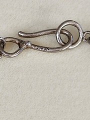 Vtg Crystal Quartz Faceted Briolette 925 Sterling Silver Nickel Free FREE $HIP!!