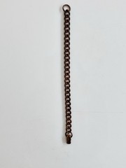 Vintage solid copper rolo chain link bracelet