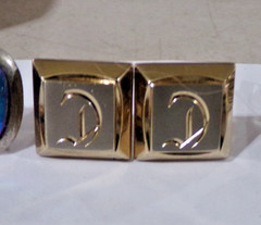 Mixed lot of Vintage CUFFLINKS, TIE BARS/CLASPS, PINS as pictured UNBRANDED