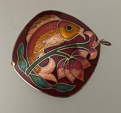 LOT 3 VINTAGE CHINESE CLOISONNE ENAMEL BANGLES, BRACELETS & 1 PENDANT