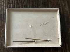 Vintage Goldpins Novelty 24 Karat Gold Plated Diaper Pins