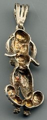 Vintage Poodle Pendant Sterling Silver Artisan Cast Fine Detailing