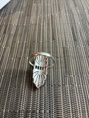 Vintage Art Deco Marcasite Crystal Sterling Silver Ring Size 8.5