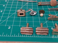 CUFFLINKS Tie Bar Clasp Pin Mens Gold Tone Lot Swank Anson ETC