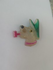 Vintage 1940s Celluloid General MacArthur Scottie Dog Pin Brooch Military
