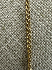 Vintage Ronte of Hollywood Gold Nugget Pendant Necklace Card 24K GP 1970s 1980s