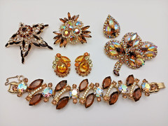 Vintage Rhinestone LOT Juliana Alice Caviness Warner Barclay 15 pcs