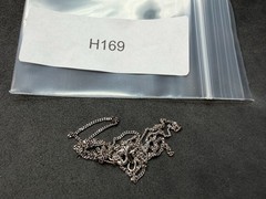 1.47g Vintage Sterling Silver 925 Chain Curb Link Necklace 20 in M