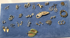Vtg to Now Gold & Silver Tone Enameled Post Dangle Drop Earrings Lot 23 Pairs