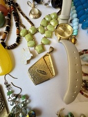 Estate Jewelry Lot Chunky Necklaces Earrings Wearable Rings Brooch VTG-now 45+