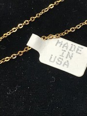 Vintage High End Fashion Jewlery Lady Liberty with Pave Crystals Accent Necklace