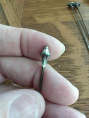 Lot Of 7 Antique Sterling Silver Assorted Hat Stick Pins
