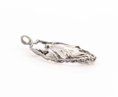 925 Sterling Silver Vintage Pendant Moses Holding The 10 Commandments PT26169