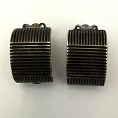 14 Pairs Vintage Clip On & Screw Back Earrings ~ Ralph Lauren Half Hoops