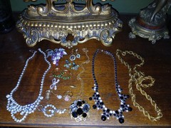 Vintage Rhinestone Jewelry Lot