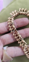 Vintage Crown Trifari Necklace Blue rhinestones Gold Tone Rare Beautiful