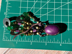 VTG Colorful Party Earrings Statement Retro Dangle Beaded Pierced 80s