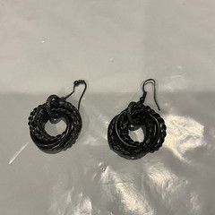 Vintage Necklace And Earrings Set Knotted Rope