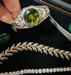 Lot Of 20+ Vintage Costume Jewelry Whiting Davis Bulova Loose Stones & More