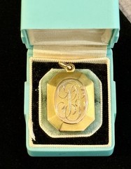 Antique Vintage Victorian 14k 15k Gold Locket Diamonds Monogrammed *As Is* 10 g