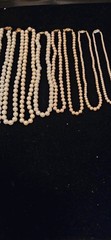Vintage Mod Faux Pearl Jewlery Lot Of 61. 6lbs+.24 Signed Monet Anne Klein Avon
