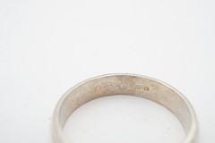 Vintage Mexico Sterling Silver 925 Ring Band Size 8.25 K7