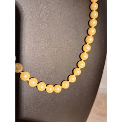 A Vintage Faux Pearl Necklace Grandmacore Elegant Champagne Regencycore Coquette
