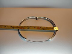 Marathon 925 Sterling Silver Children’s Bangle Bracelet 6.5 in. Circumference