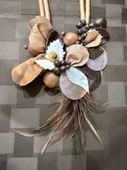 Rare Vintage bib statement necklace