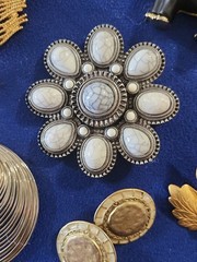 Vintage Jewelry Mixed Jewelry Lot Brooch, Earrings & Ring