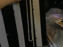 Vintage 1950s 14K Gold cultured Japanese Akoya Pearl Necklace, 50cmHand knotted