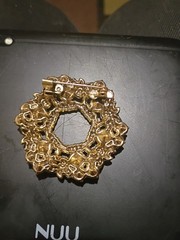 Blue Sapphire Brooch (Man Made)