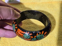 Vintage 1990 Wooden Bracelet made in USSR [13]