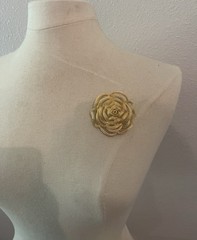 Vtg. Christian Dior Gold Plated Brooch/pin