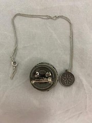 Cathedral Art Pewter Love & Romance Jewelry Necklace Brooch Earrings Box Set
