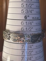 Antique Siam Sterling Silver 925 Panel Bracelet. Niello Dancer. Thailand