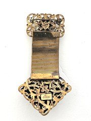 KARU Fifth Avenue Cameo Drop Brooch Circa 1940s–1950s Victorian Revival Elegance