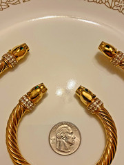 rare vintage Jackie Collins panther necklace and bracelet set.