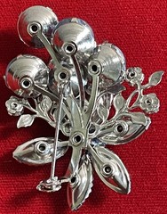 Very Nice Silver Tone Blue Stone Brooch – Perfect for Any Occassion- SEE PICS!!!
