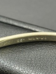 Vintage Sterling Silver Hook 7″ Clasp Bangle Bracelet 10 Grams Mexico F24