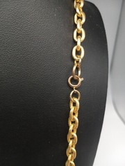 ORENA PARIS Rare Vintage Gold Tone Detailed Alligator Pendant Necklace