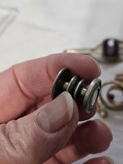 Lot Of Cufflinks, Tie Clips Collar Bar – 16 Pieces Some Signed Anson Phili Badge