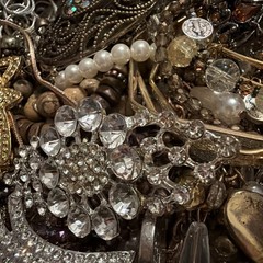 Vintage to Now Jewelry Lot, All Wearable Untested. No Broken. Box A9